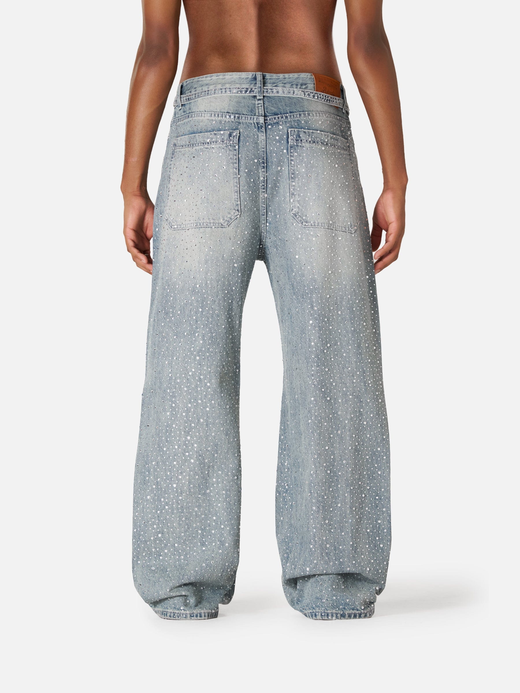 Aelfric Eden Rhinestone Baggy Jeans