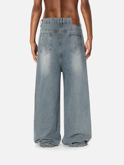 Aelfric Eden Baggy Fringe Jeans
